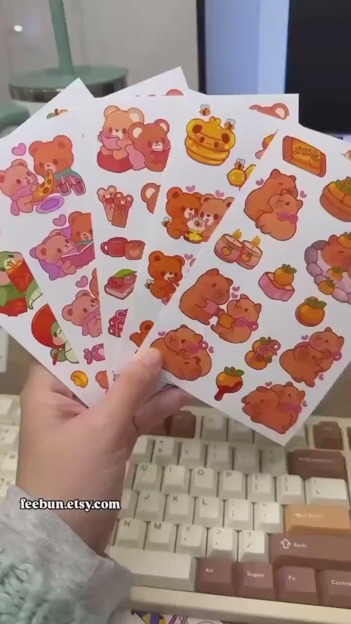 Snake Lunar New Year Vinyl Sticker Sheet Great for Planners, Journaling, Scrapbooking, Bullet Journals, Laptop, Tumbler, Bottle | SS0139